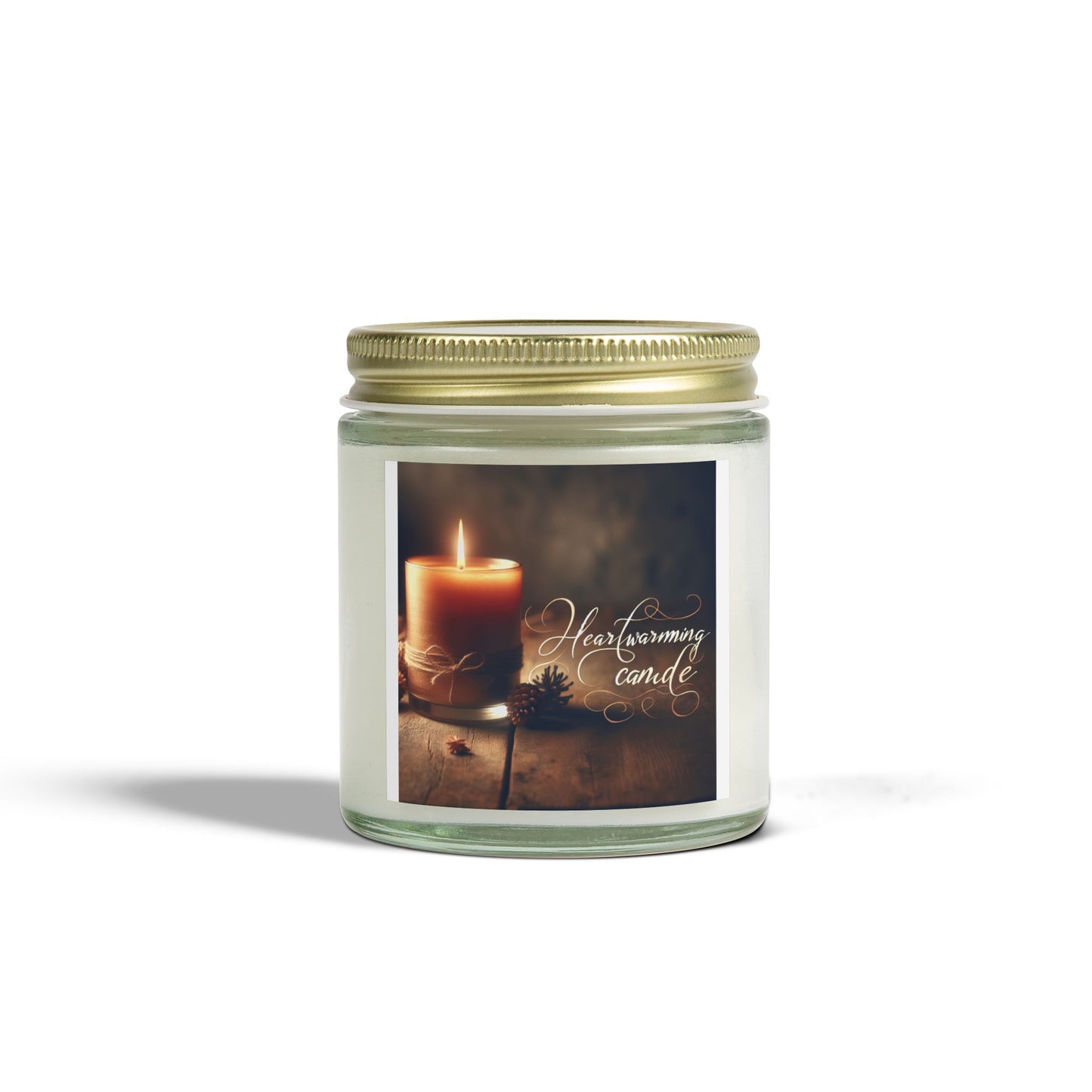 Heartwarming Scented Candles - Coconut Apricot Wax (4oz & 9oz)