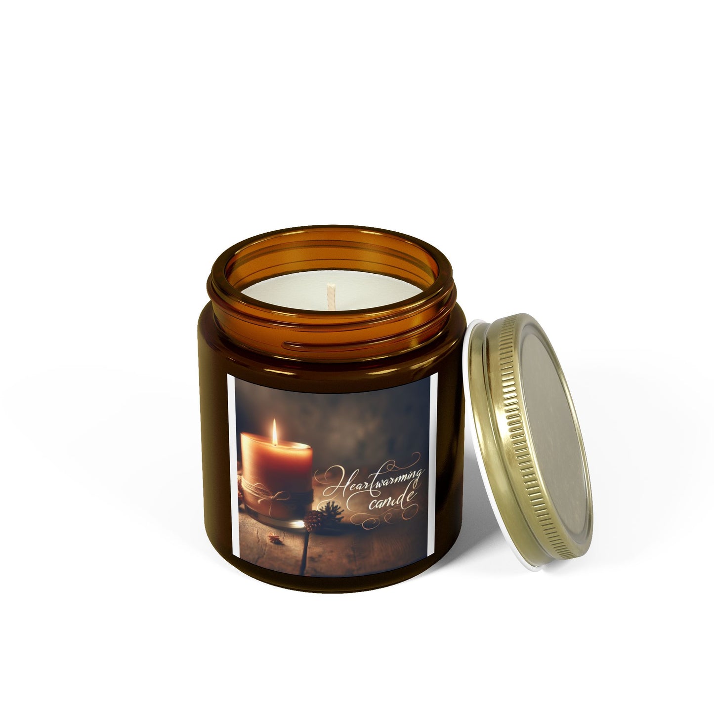 Heartwarming Scented Candles - Coconut Apricot Wax (4oz & 9oz)