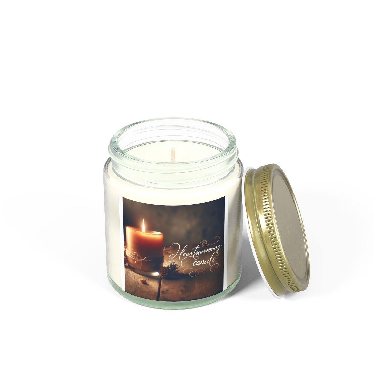 Heartwarming Scented Candles - Coconut Apricot Wax (4oz & 9oz)